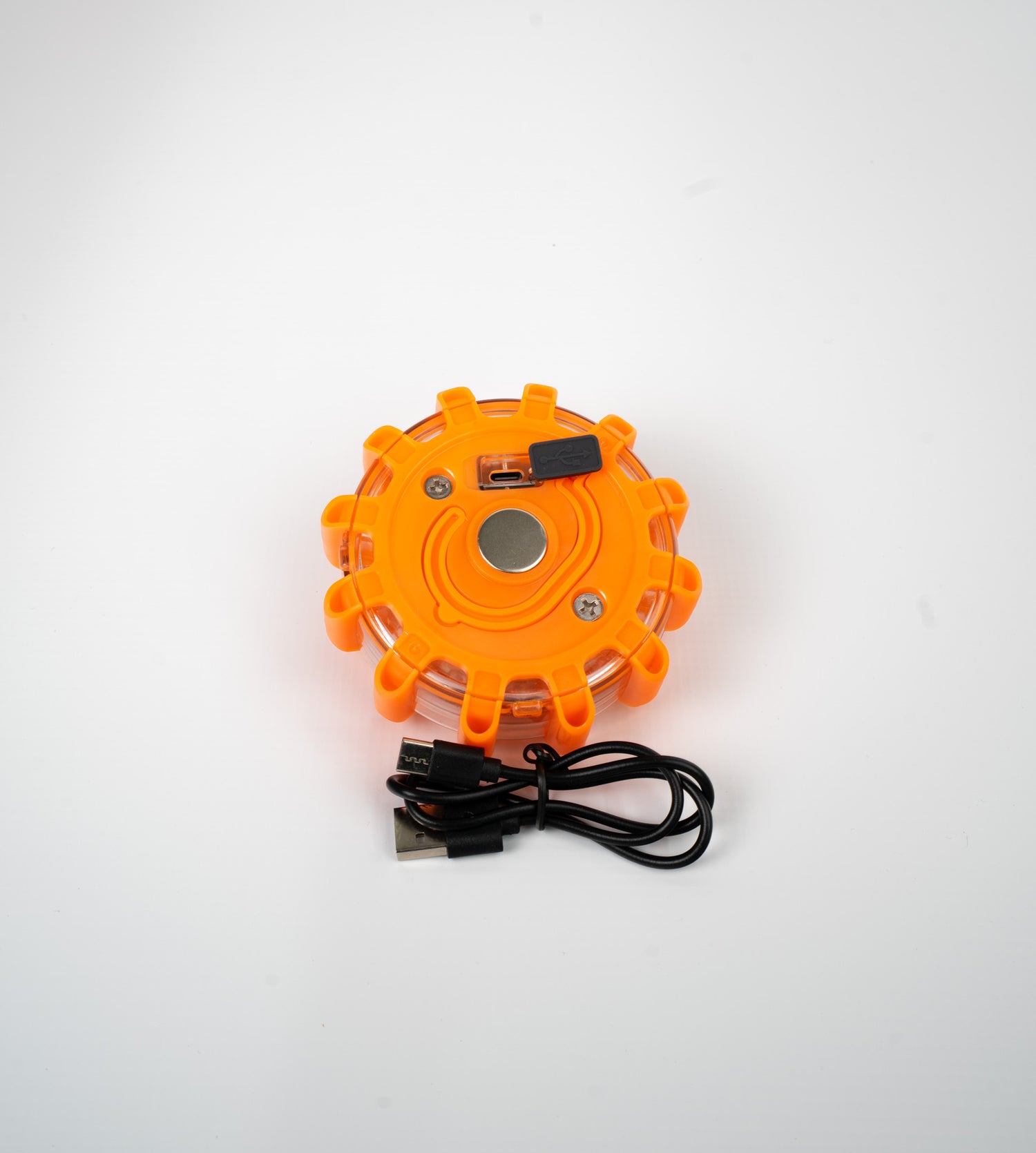 Varningsljus, LED-Puck Orange