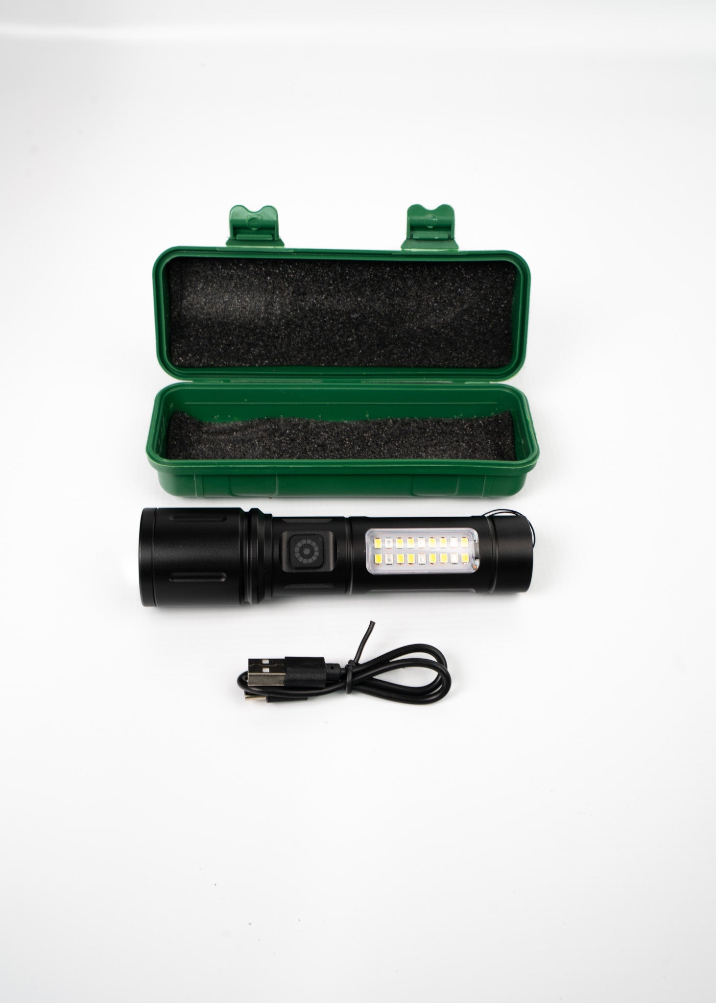 Laddningsbar LED ficklampa