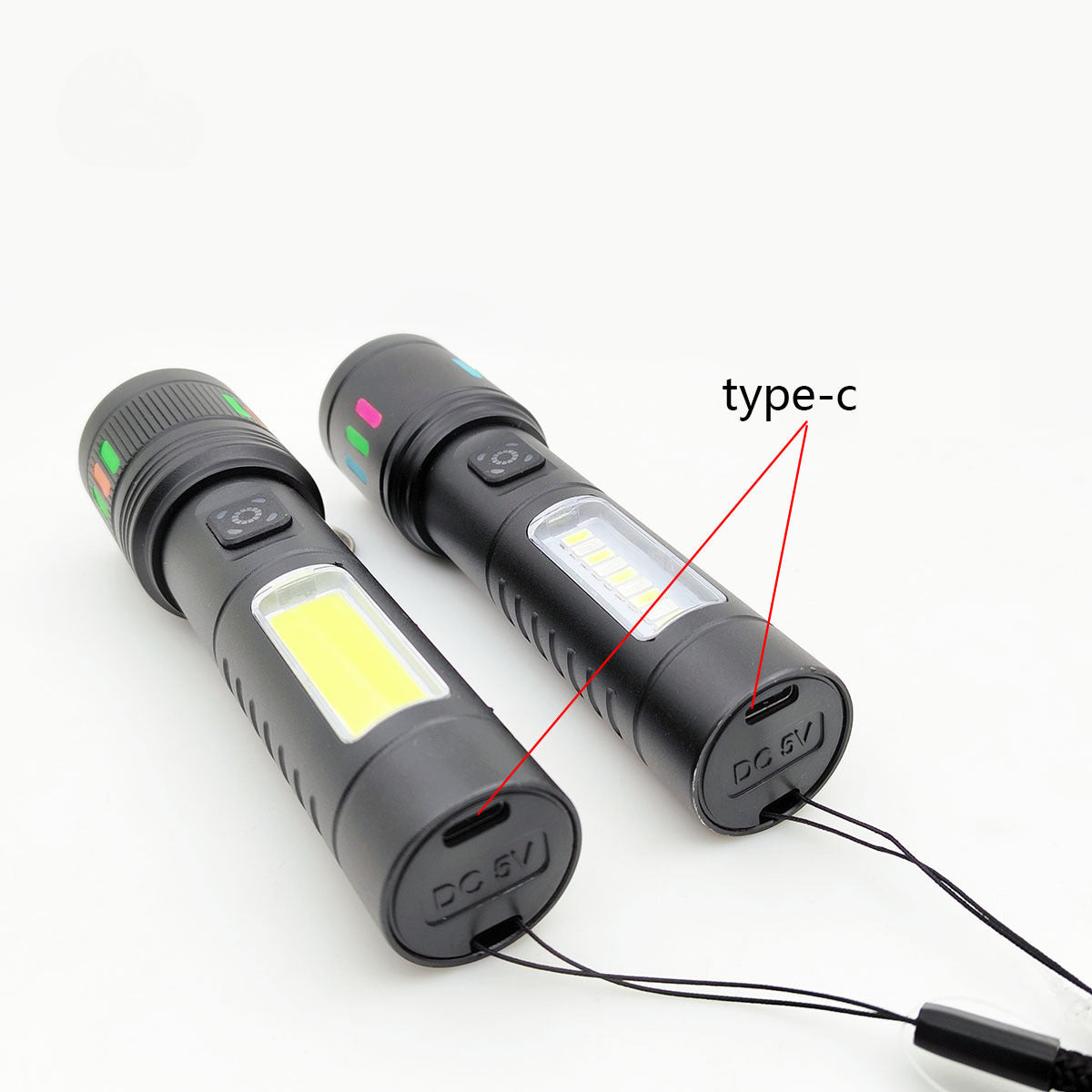 Laddningsbar LED ficklampa